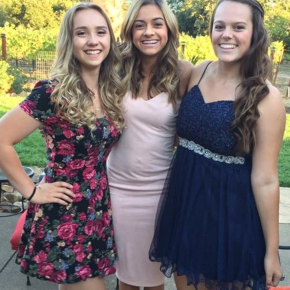 F21 Floral Sweetheart Dress - Picture 2 of 6